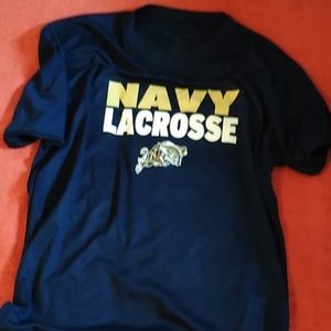 Navy lacrosse tee